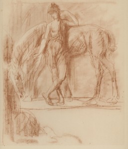 bb. 1 Abb.1 Hans von Marées, Entwurf für die Amazone Volkmanns, 1886